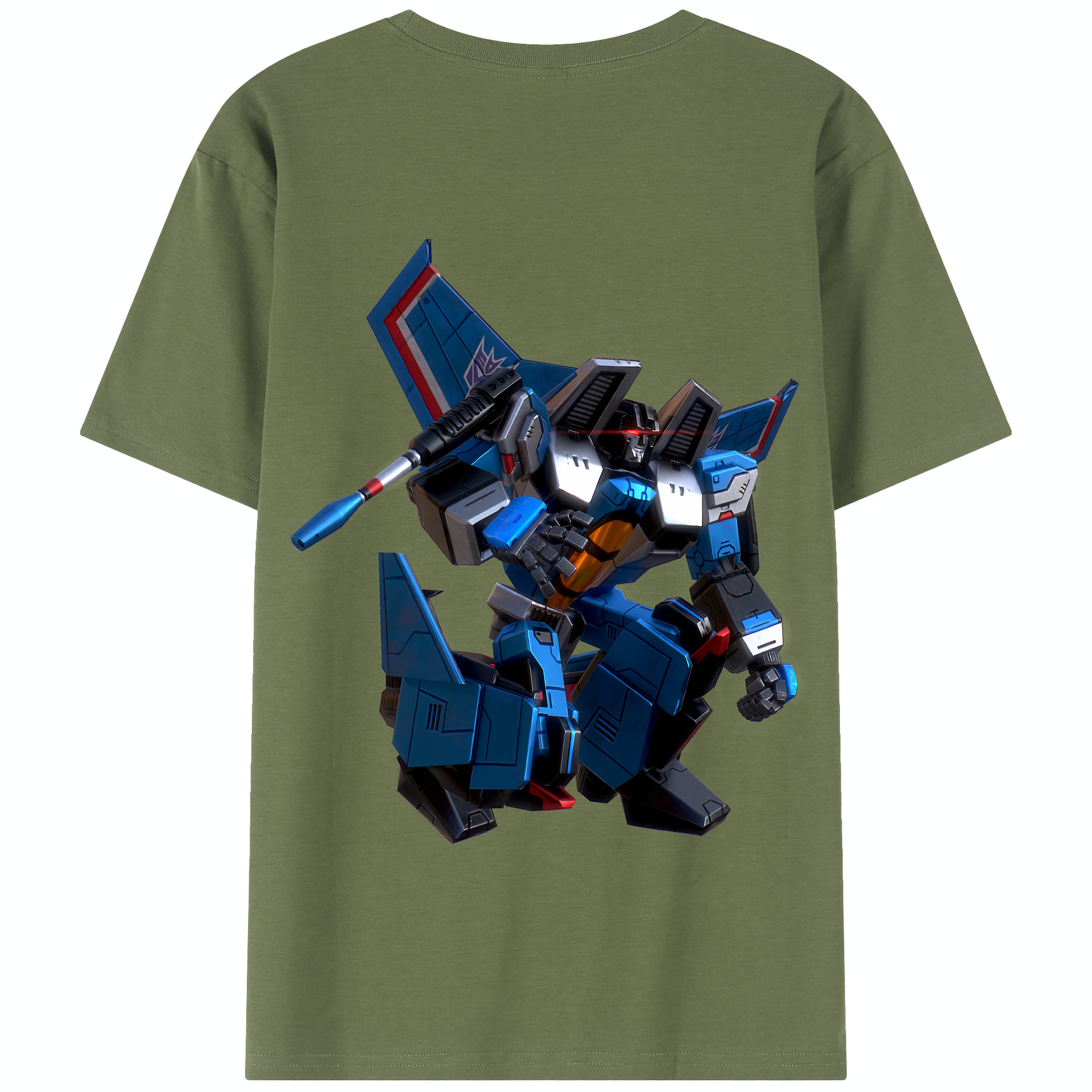 （画像用） Transformers トランスフォーマー 綿100％半袖Tシャツ（背面プリント）